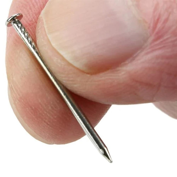 Picture Pins Hardened 25mm Panel Nails Silver Finish Pack of 1000